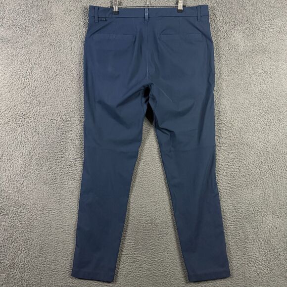 Lululemon Pants Mens 34x31 Blue Commission Slim Fit Stretch Chino Casual - Picture 8 of 16